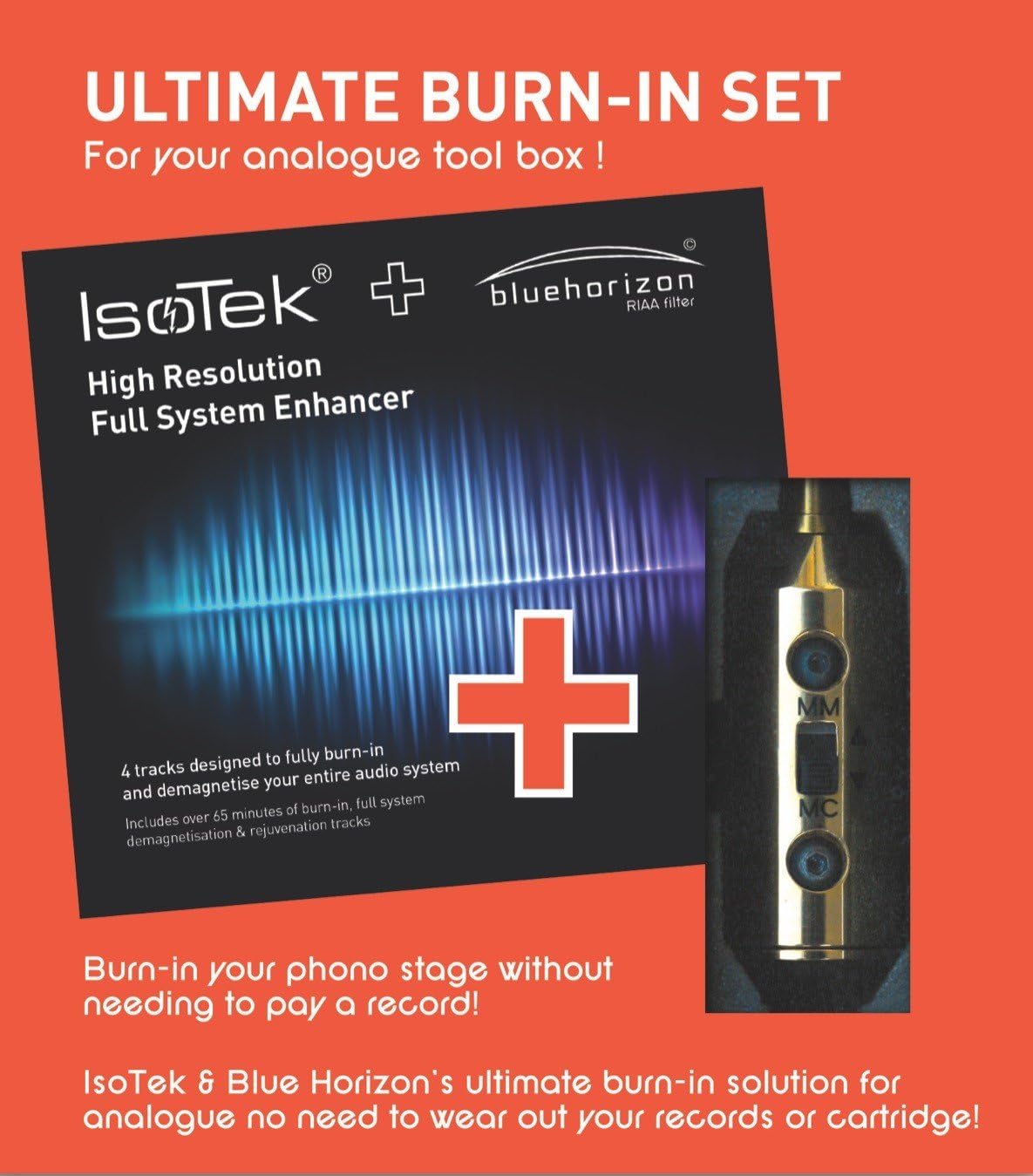 IsoTek Set aus RIAA Filter + IsoTek’s Full System Enhancer CD (NEU)