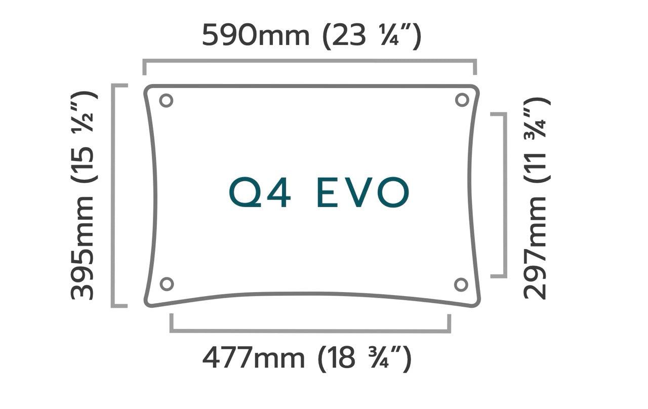 Quadraspire Q4 Ebene (NEU)