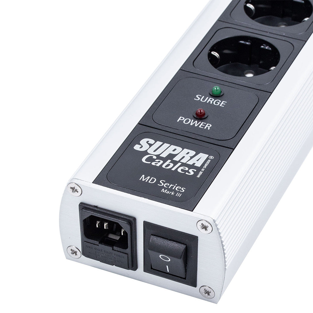 Supra Cables Mains Block MD04-EU/SP Switch (NEU)