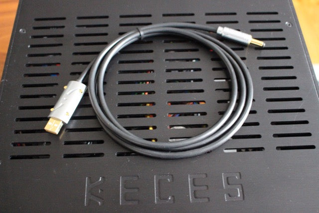 RRossaudio Premium-DC-Kabel USB Typ A auf 2,1 / 2,5mm (NEU)