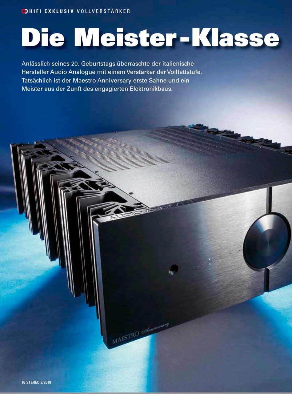 Audio Analogue Maestro Anniversary Line (NEU)