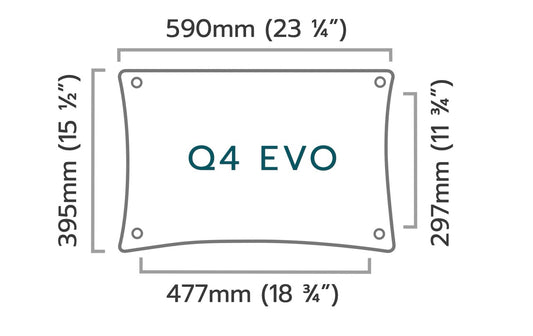 Quadraspire Q4 Ebene (NEU)