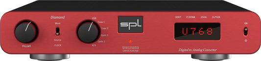SPL Diamond D/A-Wandler in rot (ausgepackte Neuware)